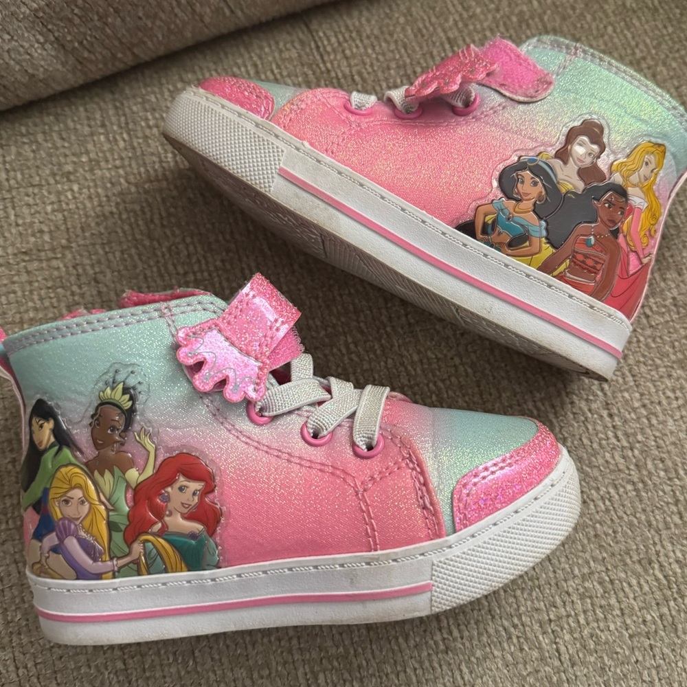 Light up toddler Disney princess shoes